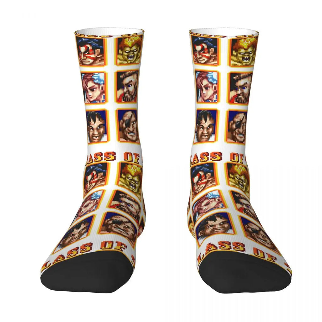 Super Street Fighter Defeated Portraits Socks