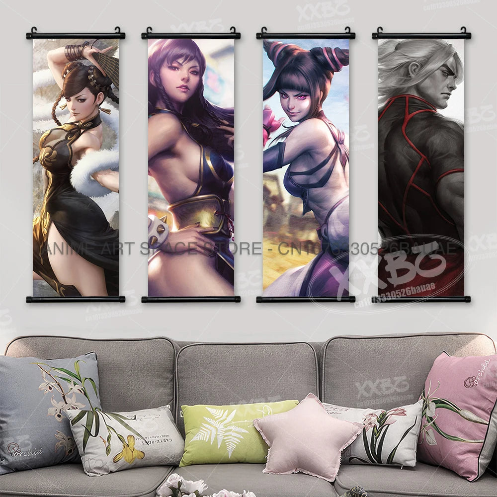 Street Fighter Hanging Wall Scroll (2)