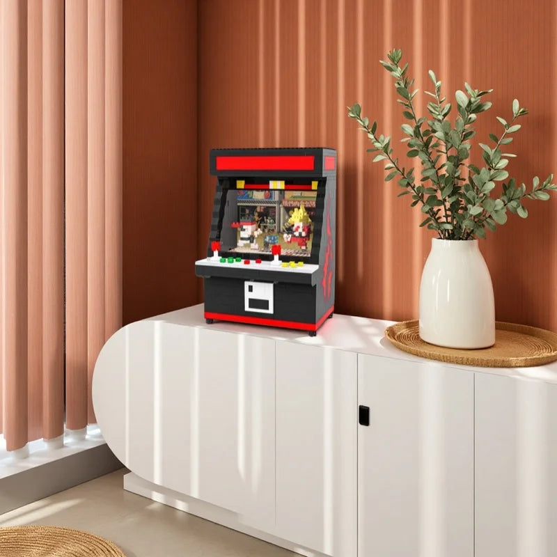 Street Fighter Arcade Cabinet Building Block Set (700+ pcs)