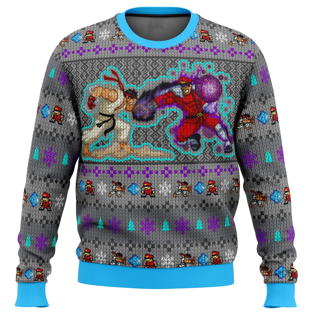 Street Fighter Ugly Christmas Sweater (3)