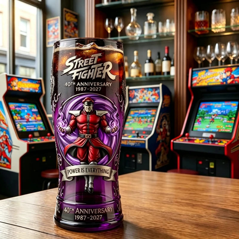 M. Bison 40th Anniversary Glass (2)