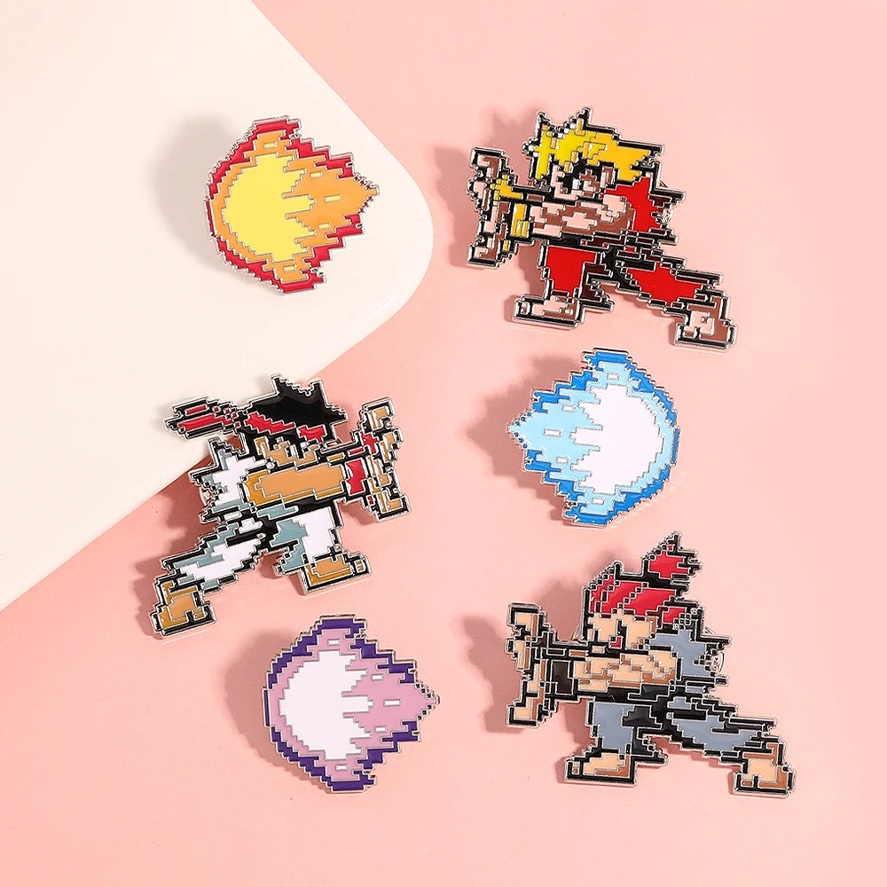 Street Fighter Pixel Art Enamel Pin (Random Design) (4)