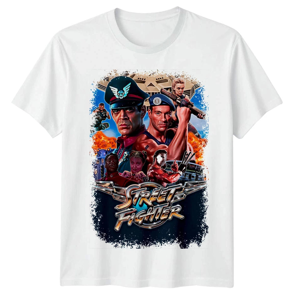 Street Fighter (1994) Movie Poster T-Shirt (2)