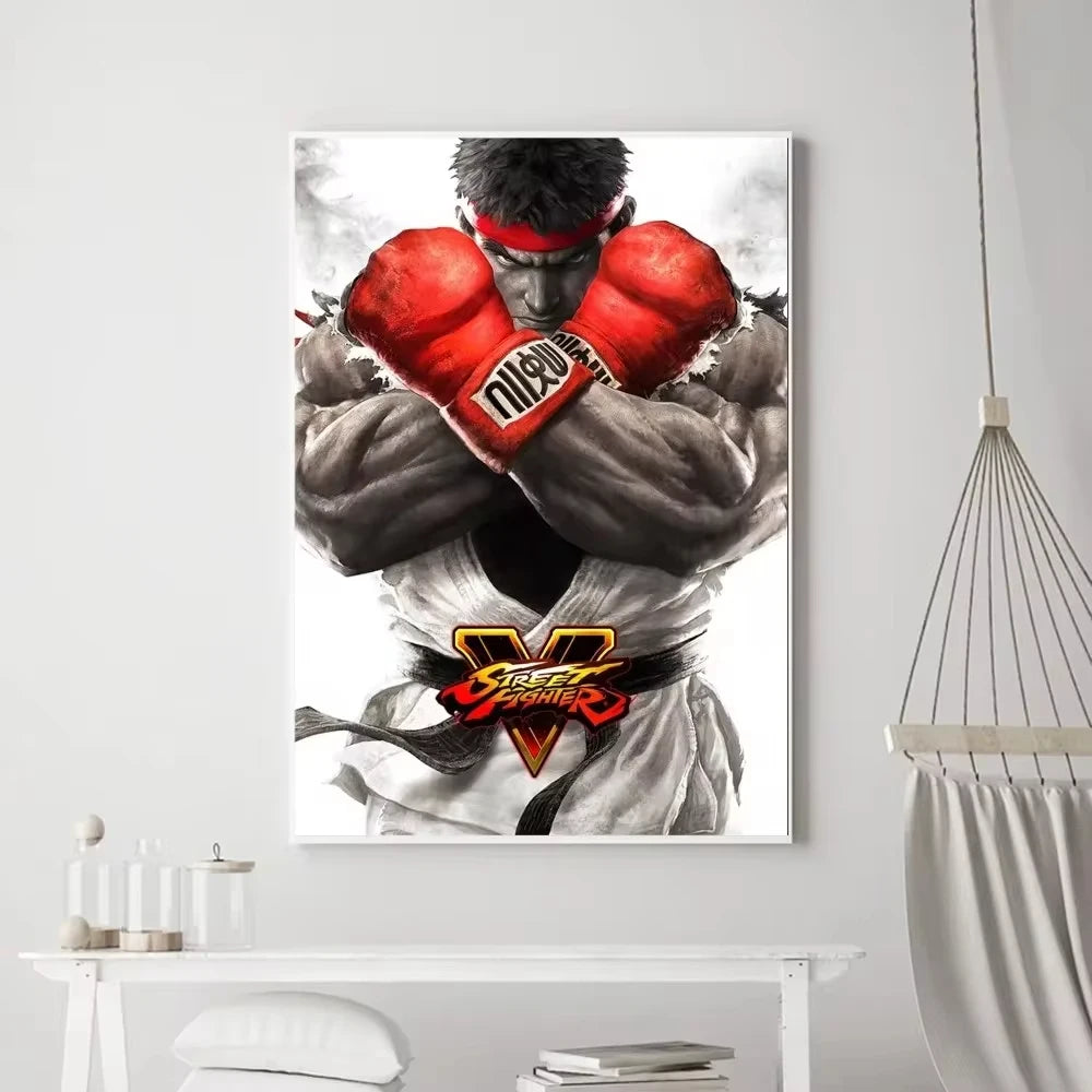 Vintage Street Fighter Canvas Print (2)