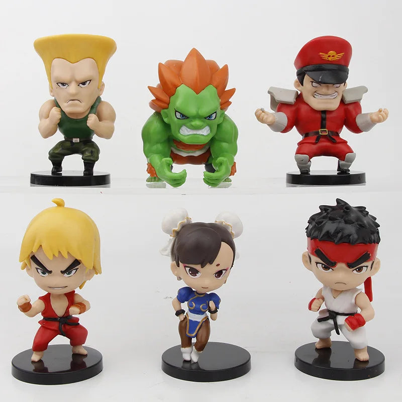 Street Fighter Mini Figure Set (6 pcs)