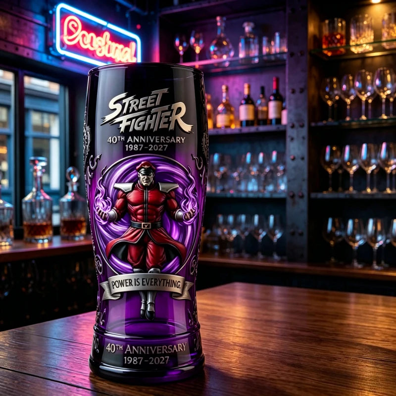 M. Bison 40th Anniversary Glass (3)