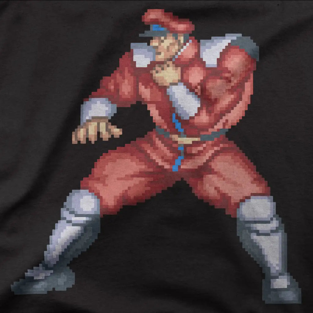 M. Bison 8-Bit Pixel T-Shirt (2)