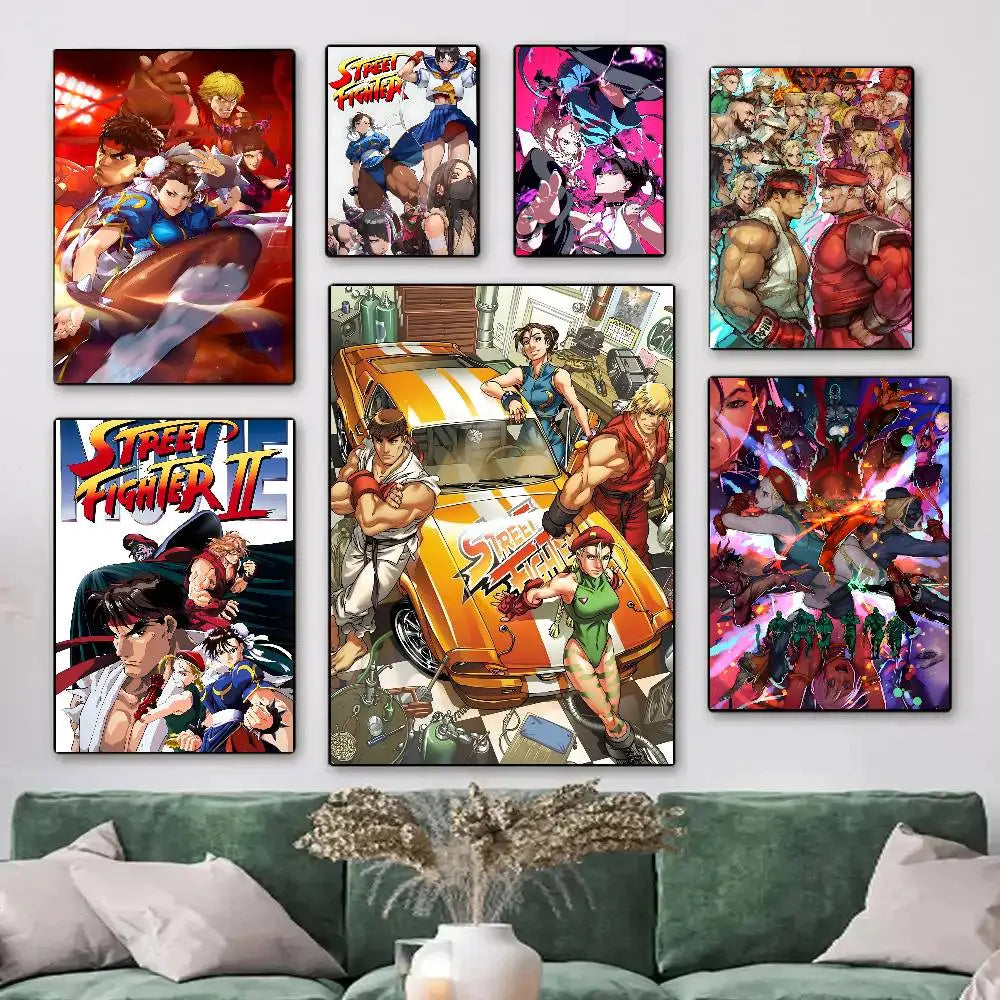 Classic Arcade Street Fighter Poster
