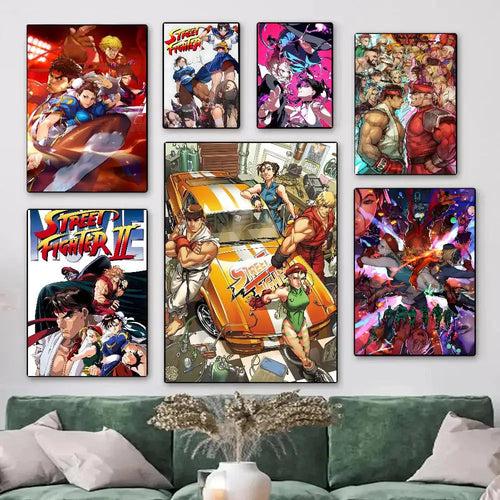 Classic Arcade Street Fighter Poster