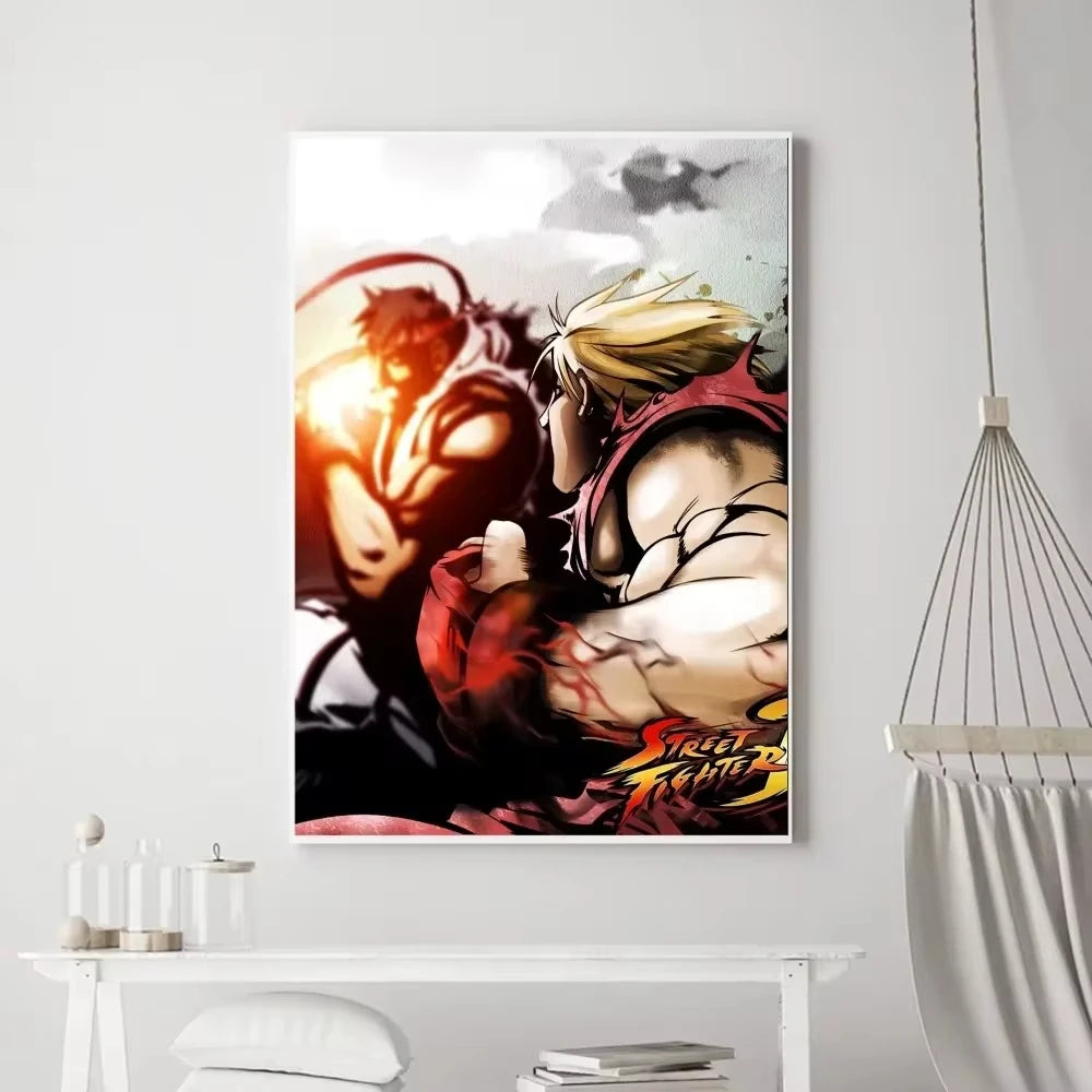 Vintage Street Fighter Canvas Print (3)