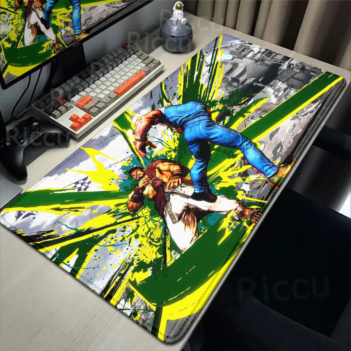 Super Street Fighter Desk Mat (30 x 80 cm) (2)