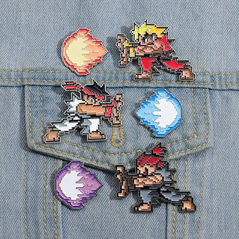 Street Fighter Pixel Pin Set (2)