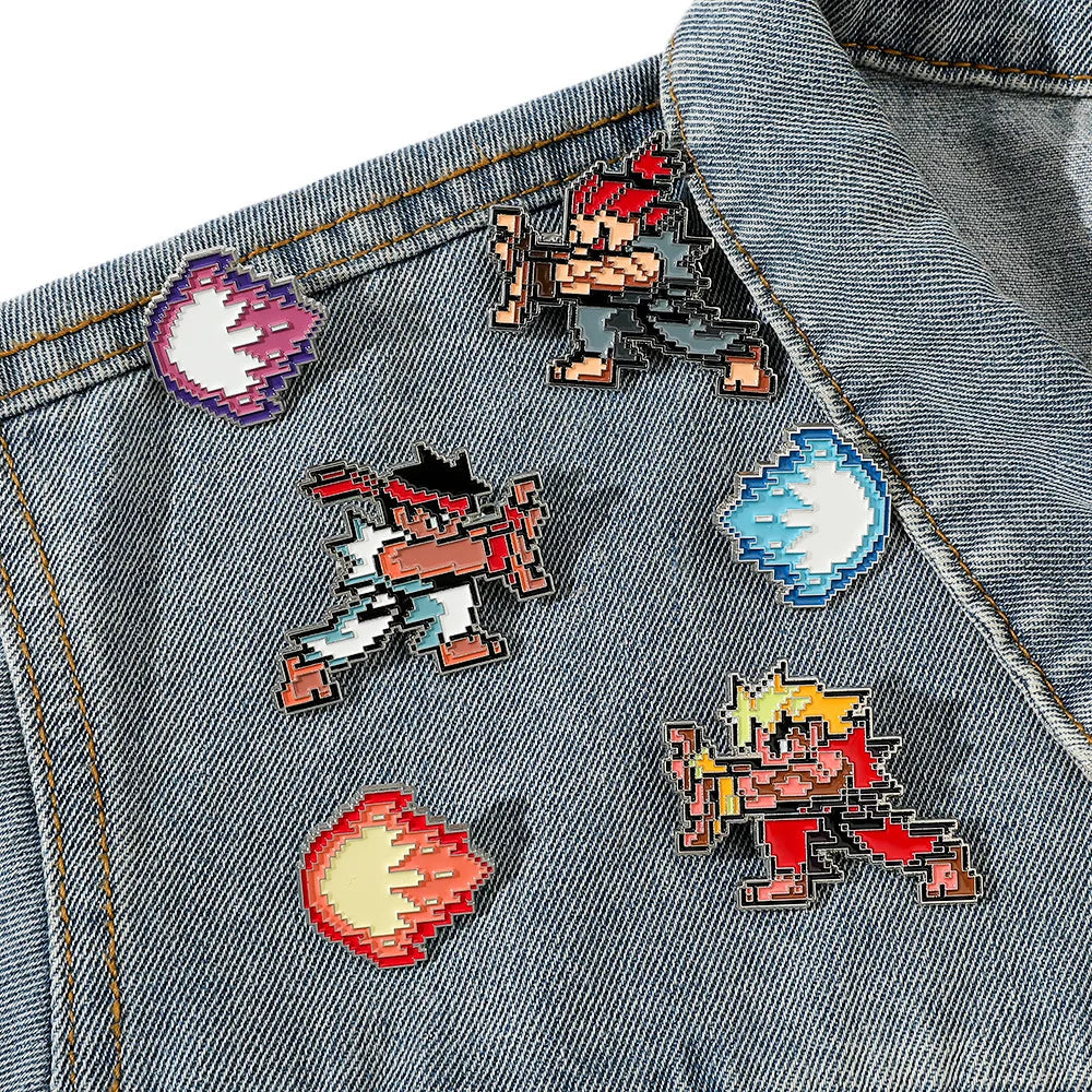 Street Fighter Pixel Pin Set (4)
