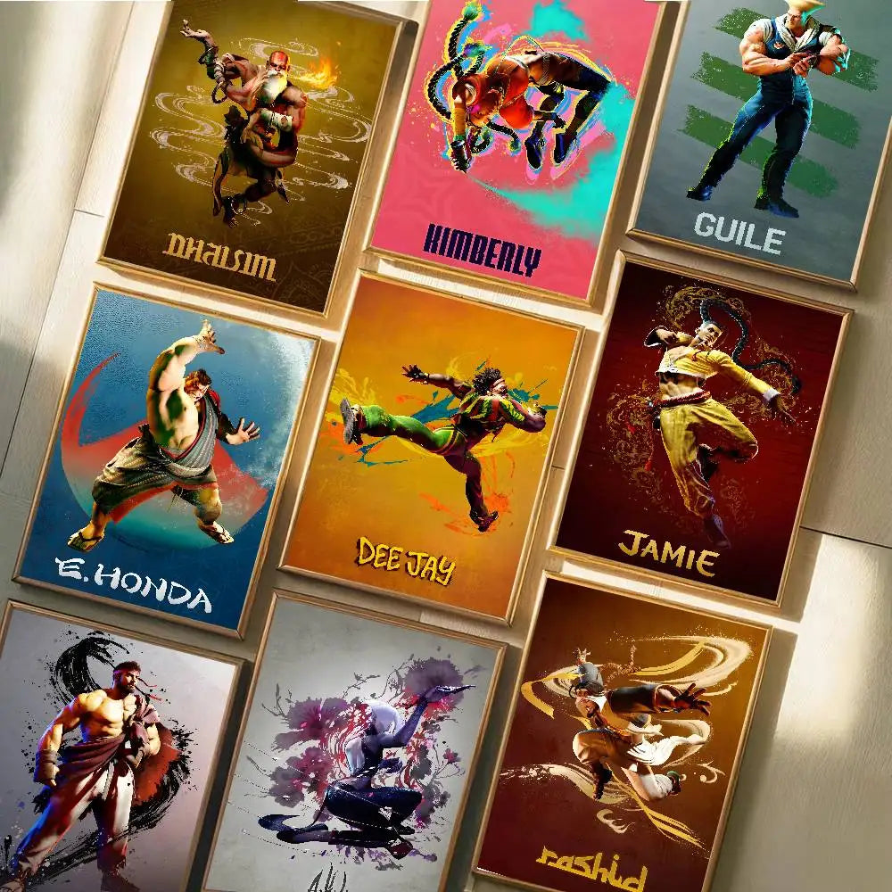 Street Fighter 6 Canvas Poster (15x20cm) (2)