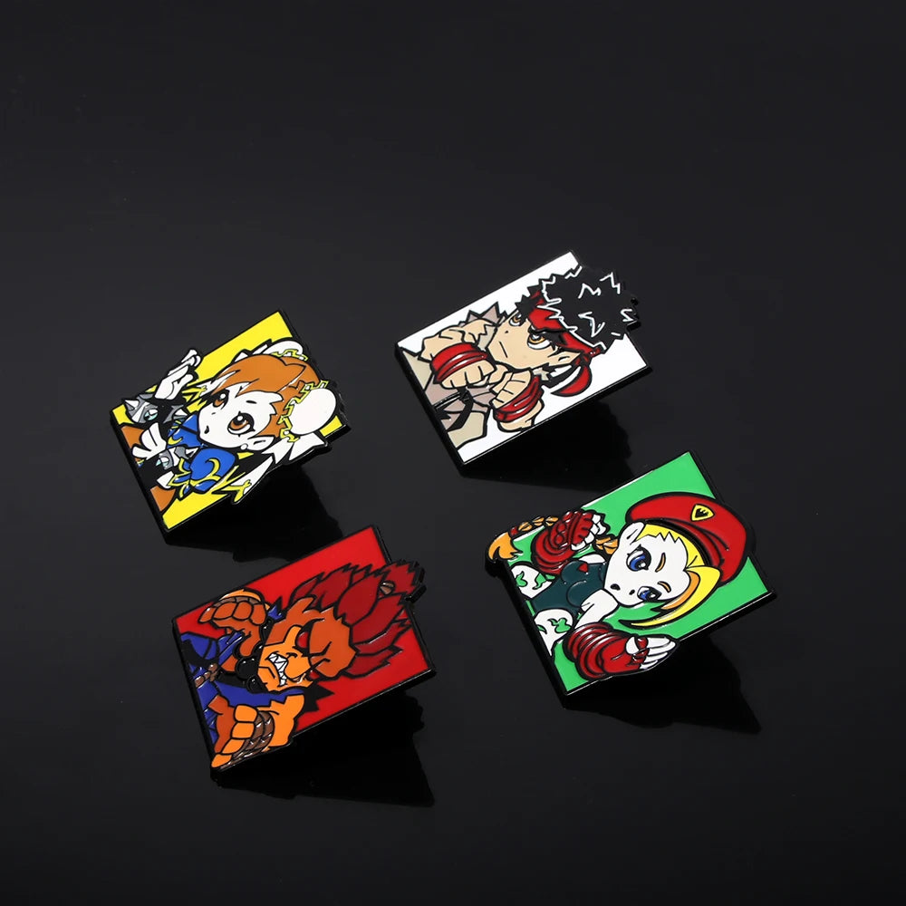 Classic Street Fighter Enamel Pin (Random Design) (3)