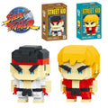 Ryu & Ken Building Block Figures