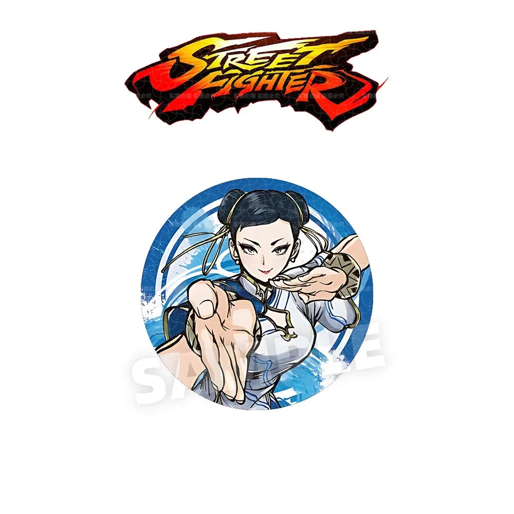 Street Fighter 6 Round Button Badge (58 mm) (Random Design) (3)
