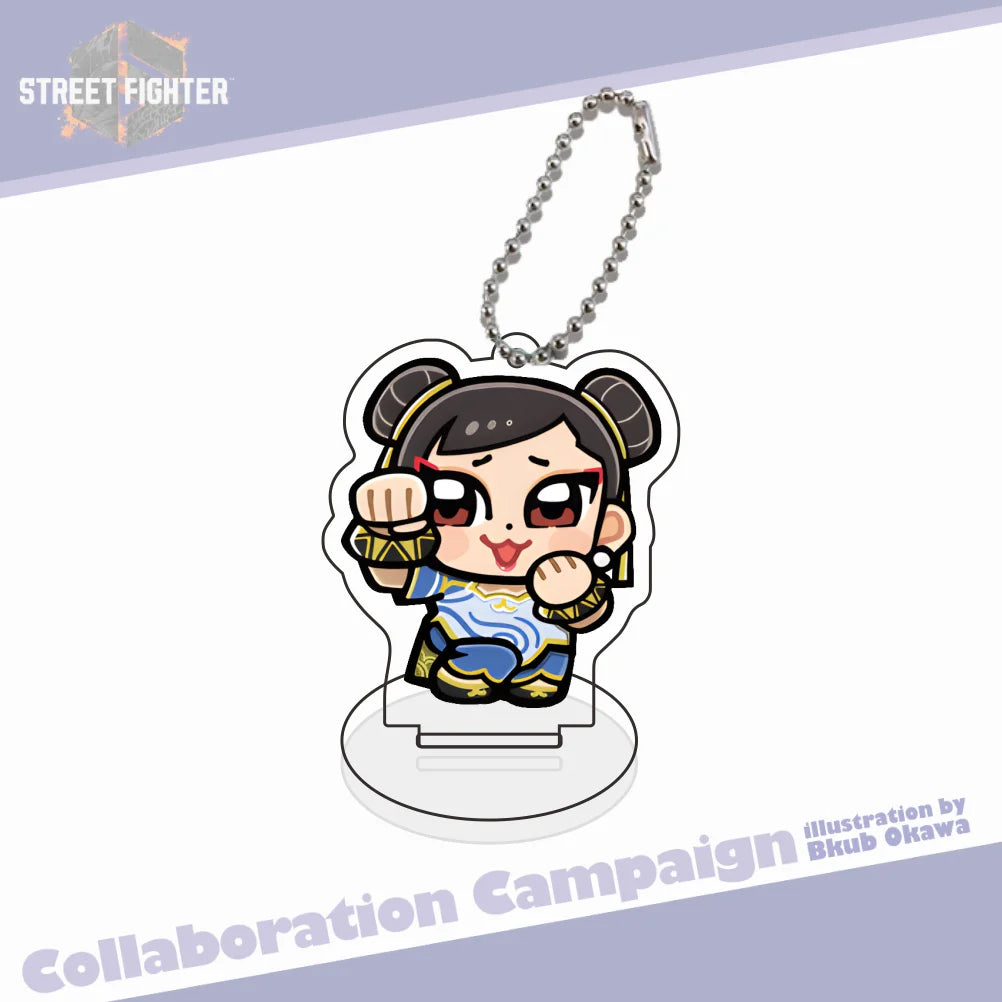 Street Fighter 6 Chibi Acrylic Keychain Stand (Random Design) (4)