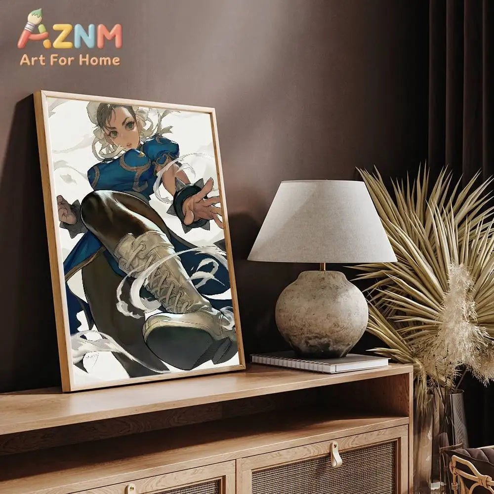 Chun-Li Vintage Poster (3)