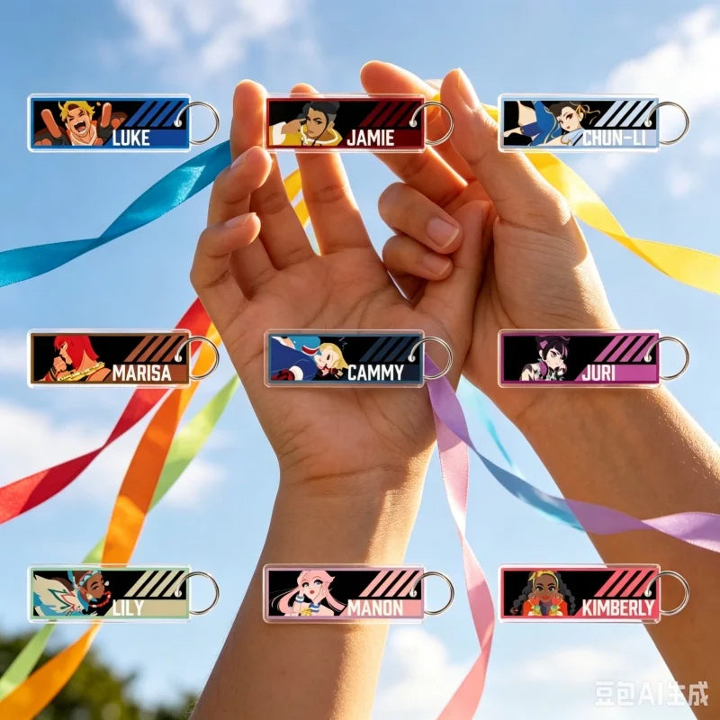 Street Fighter 6 Mini Acrylic Keychain (6cm)