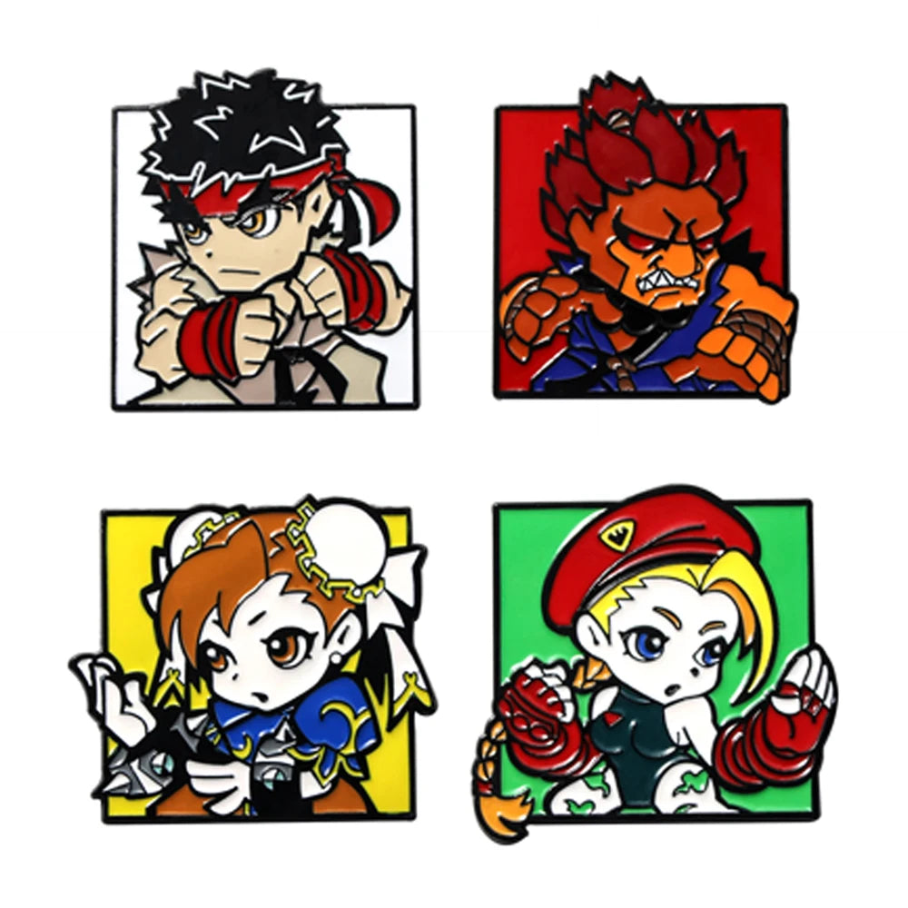 Classic Street Fighter Enamel Pin (Random Design)