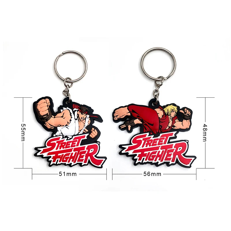 Street Fighter 25th Anniversary Ryu Key Ring (3)