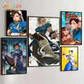 Chun-Li Vintage Poster