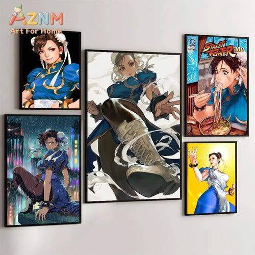Chun-Li Vintage Poster