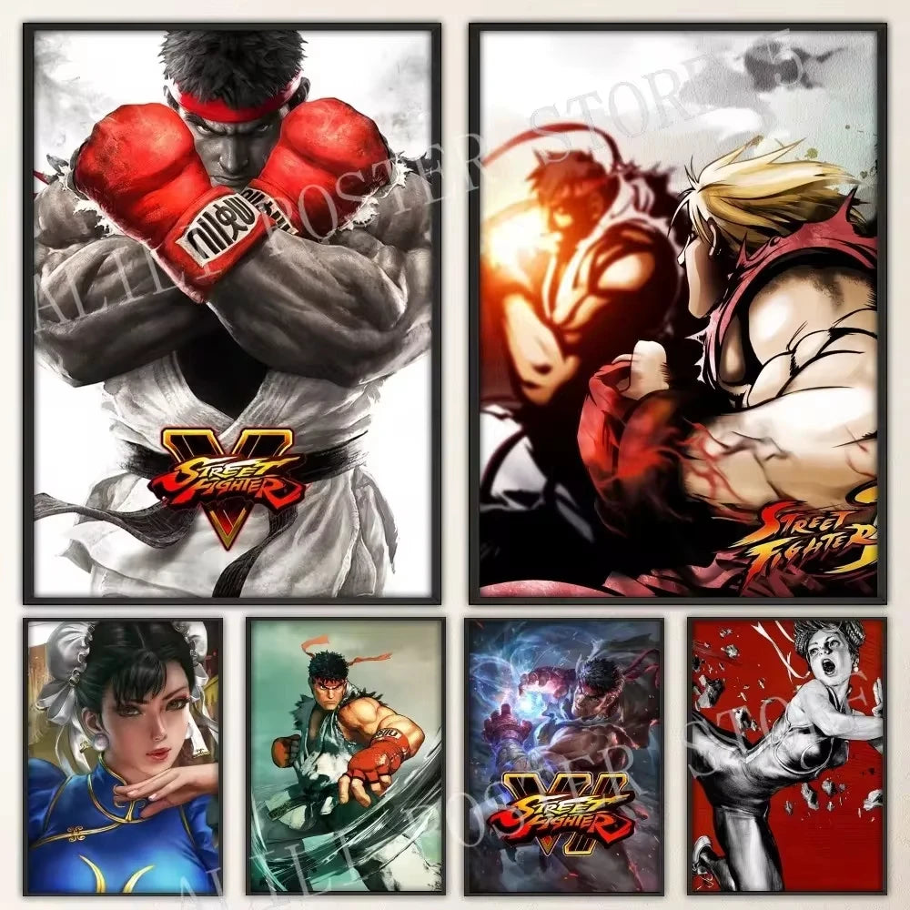 Vintage Street Fighter Canvas Print