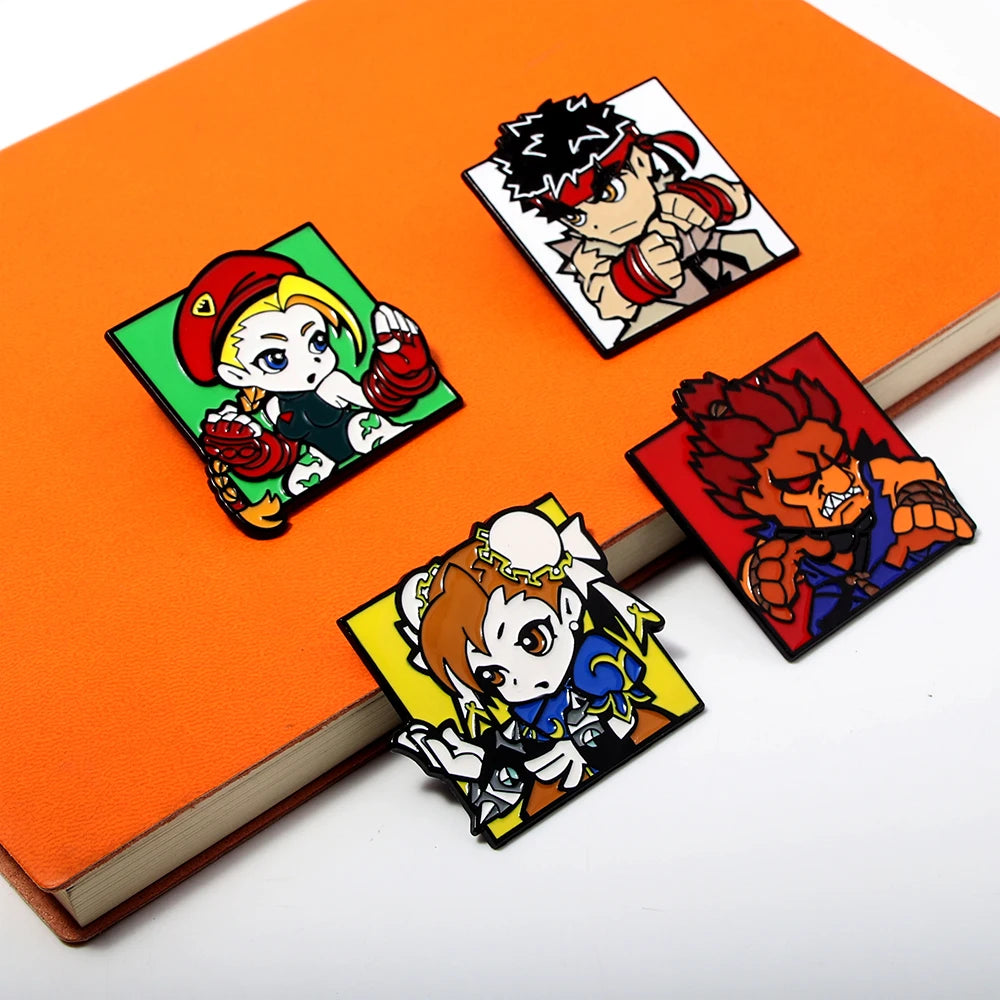 Street Fighter Character Enamel Pin (2)