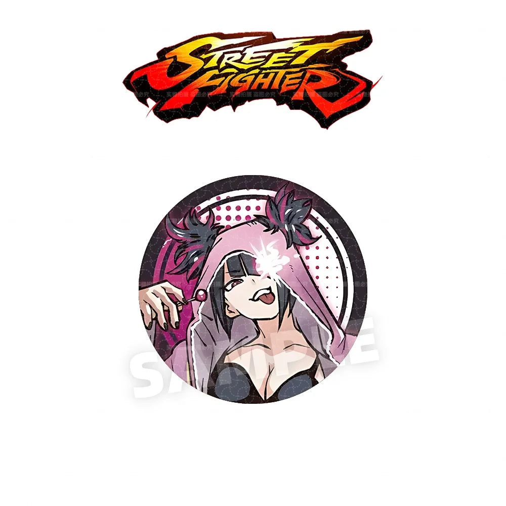 Street Fighter 6 Round Button Badge (58 mm) (Random Design) (4)