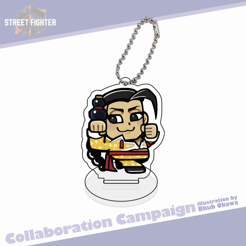 Street Fighter 6 Chibi Acrylic Keychain Stand (Random Design) (3)
