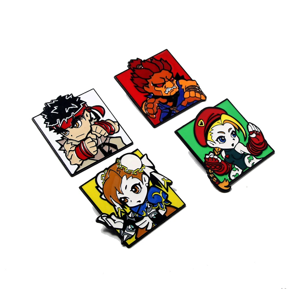 Classic Street Fighter Enamel Pin (Random Design) (2)